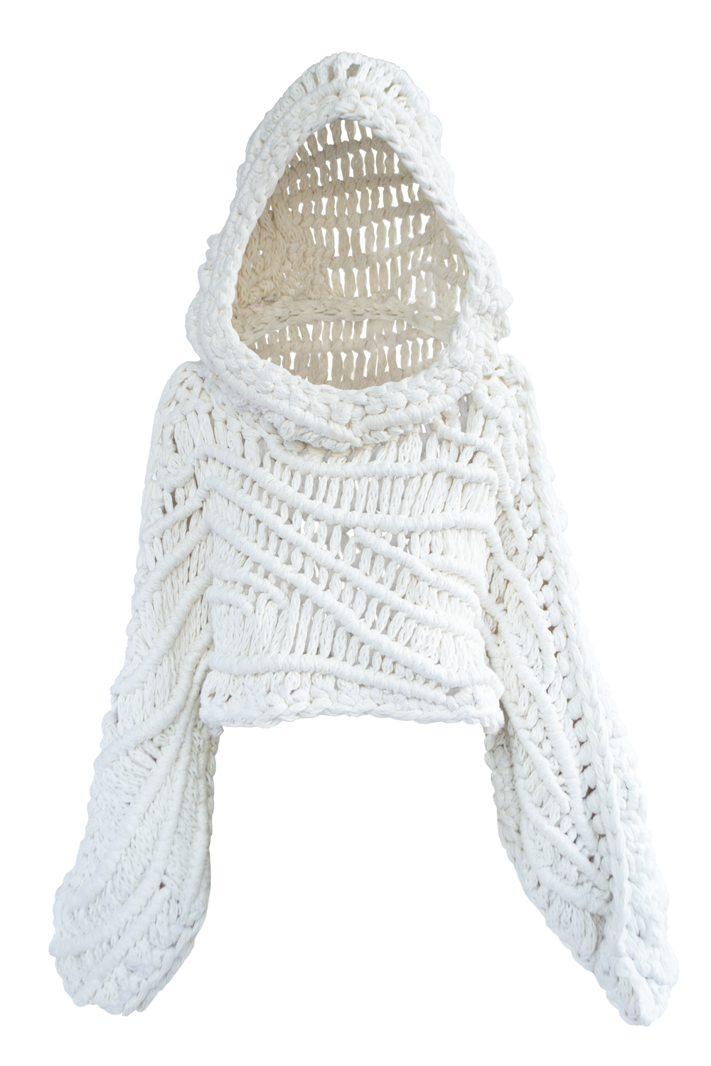 AC2101+Macrame+hoodie+ivory. AC2101+Macrame+hoodie+ivory.